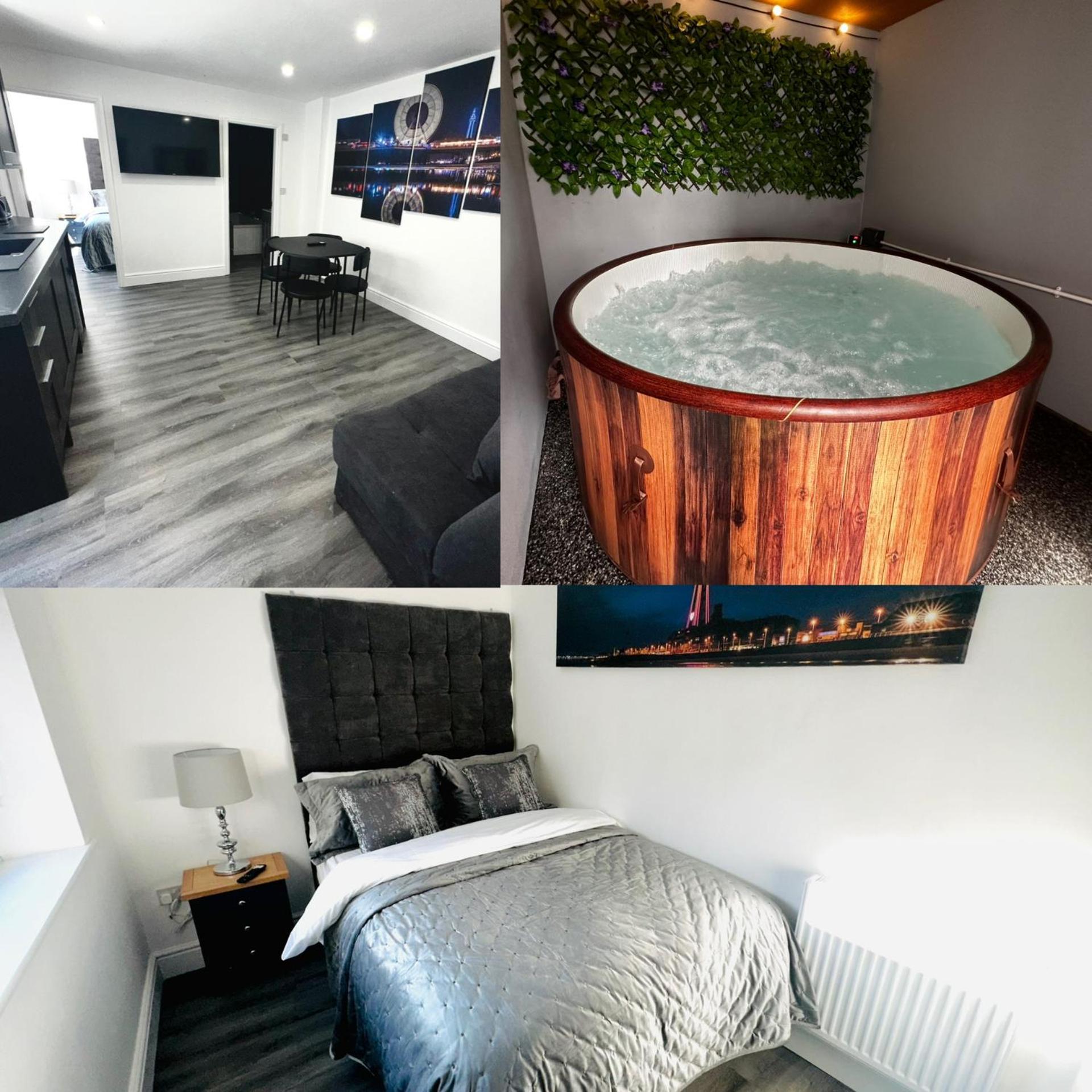 New Osborne Luxury Hottub And Jacuzzi Suites Blackpool Oda fotoğraf